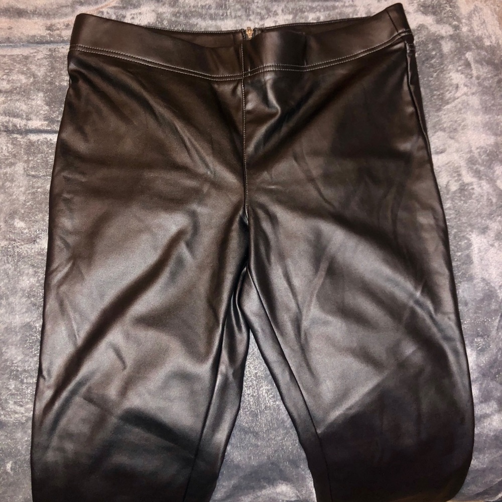 Loft faux leather leggings